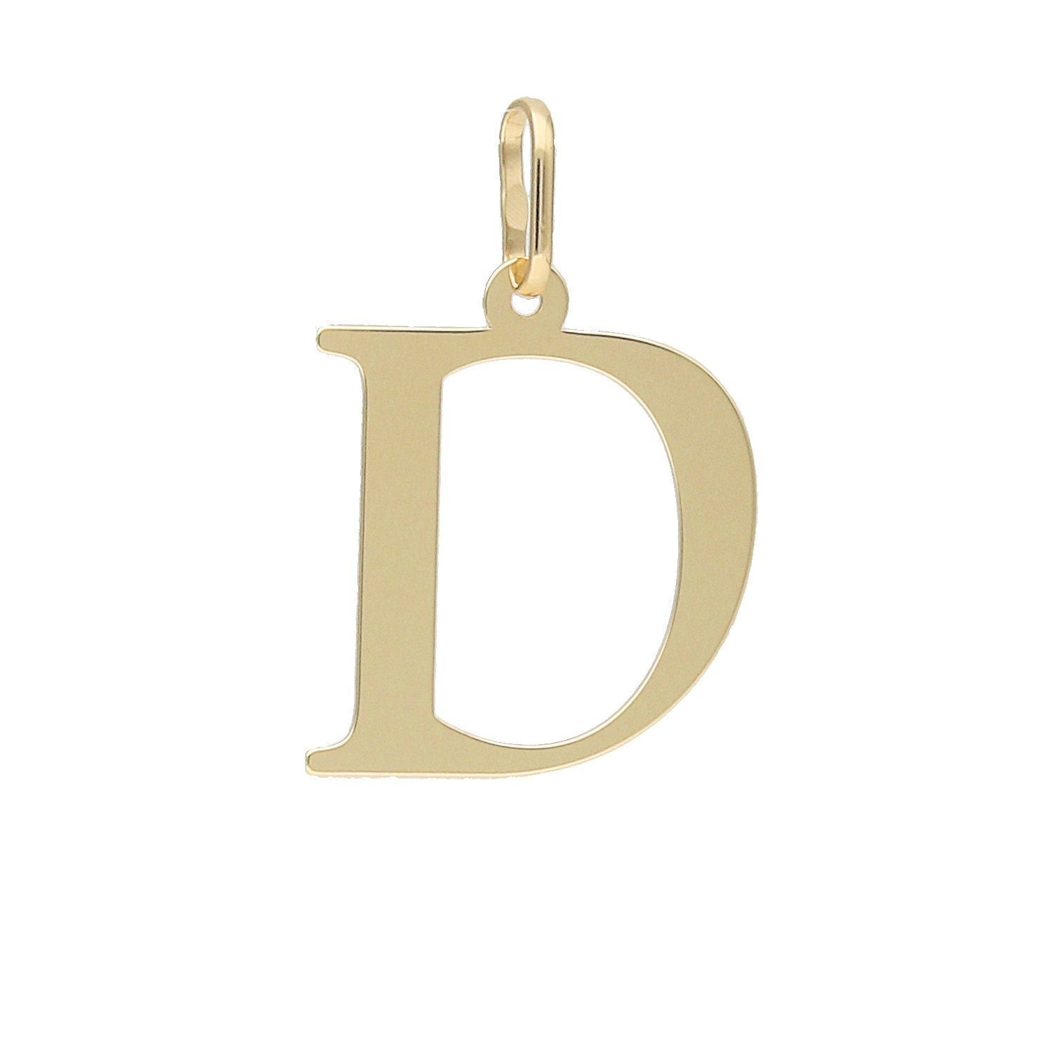 Złota zawieszka w kształcie litery D, wykonana z wysokiej jakości złota próby 585. Złota zawieszka to ostatni hit modowy. Idealny prezent dla kobiety..jpg